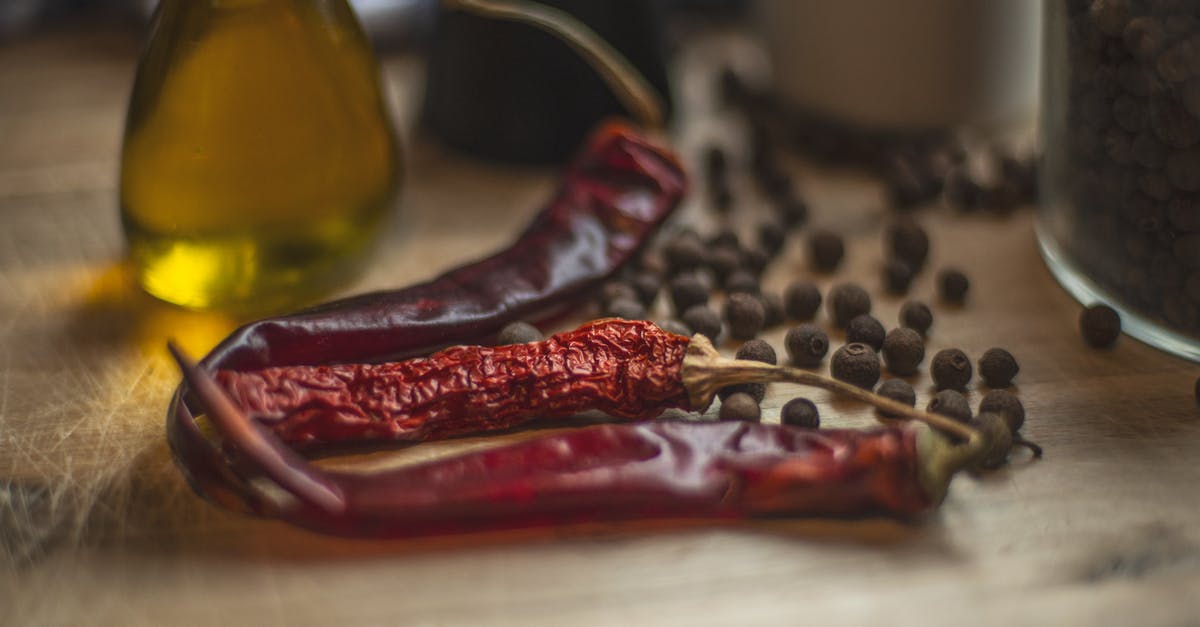 Toasting spices with and without oil - Dried Spices over a Wooden Table

