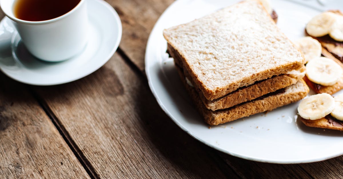 Too much Baking Soda in Banana Bread - Bread on White Ceramic Plate