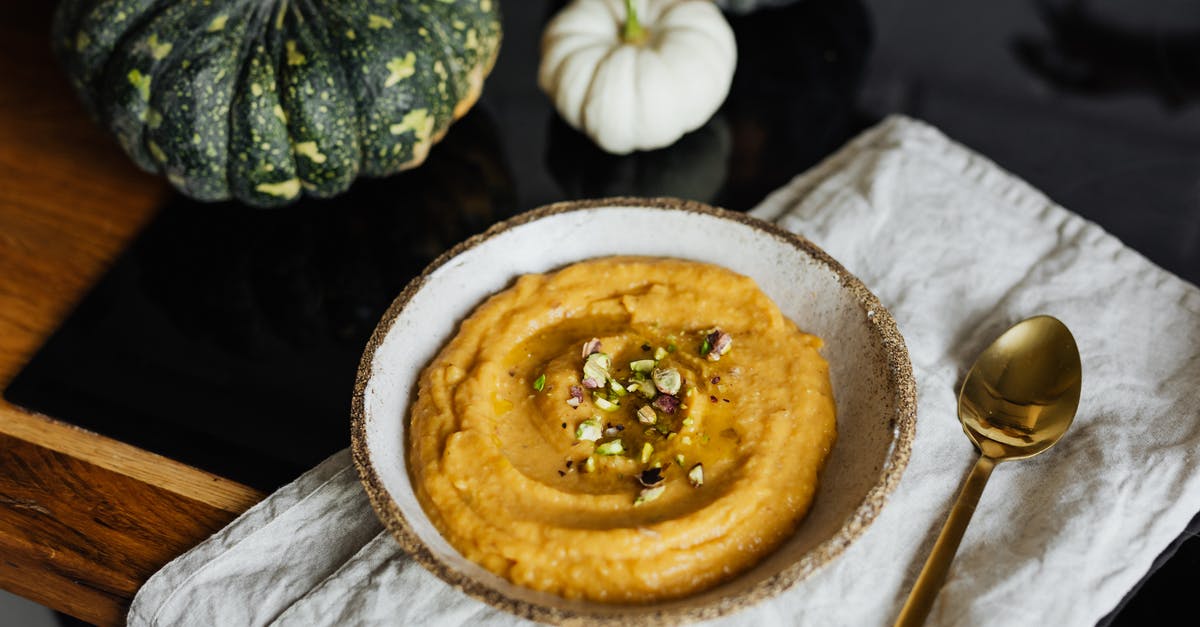 Too much heavy cream in my pumpkin pie? - Brown and Green Round Cake on White Textile