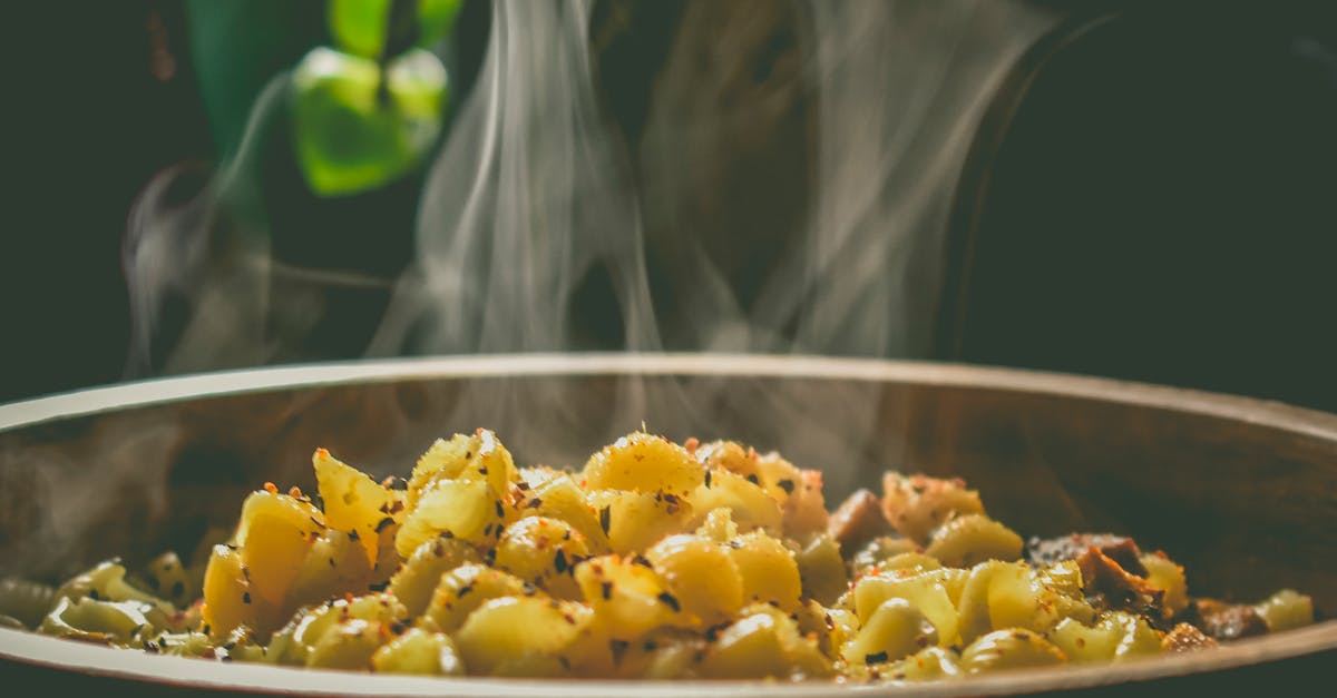 Too much smoke flavor - Bowl of smoking hot pasta dish