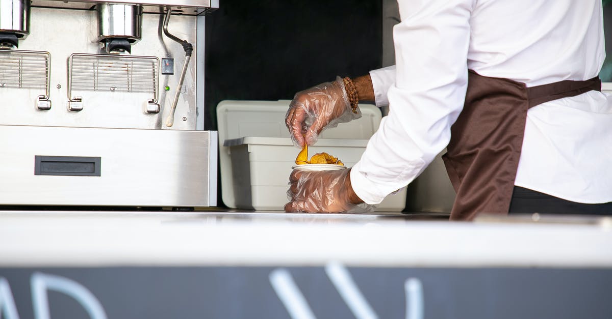 Tough roast.. what's going wrong? - Male chef preparing fried product at counter