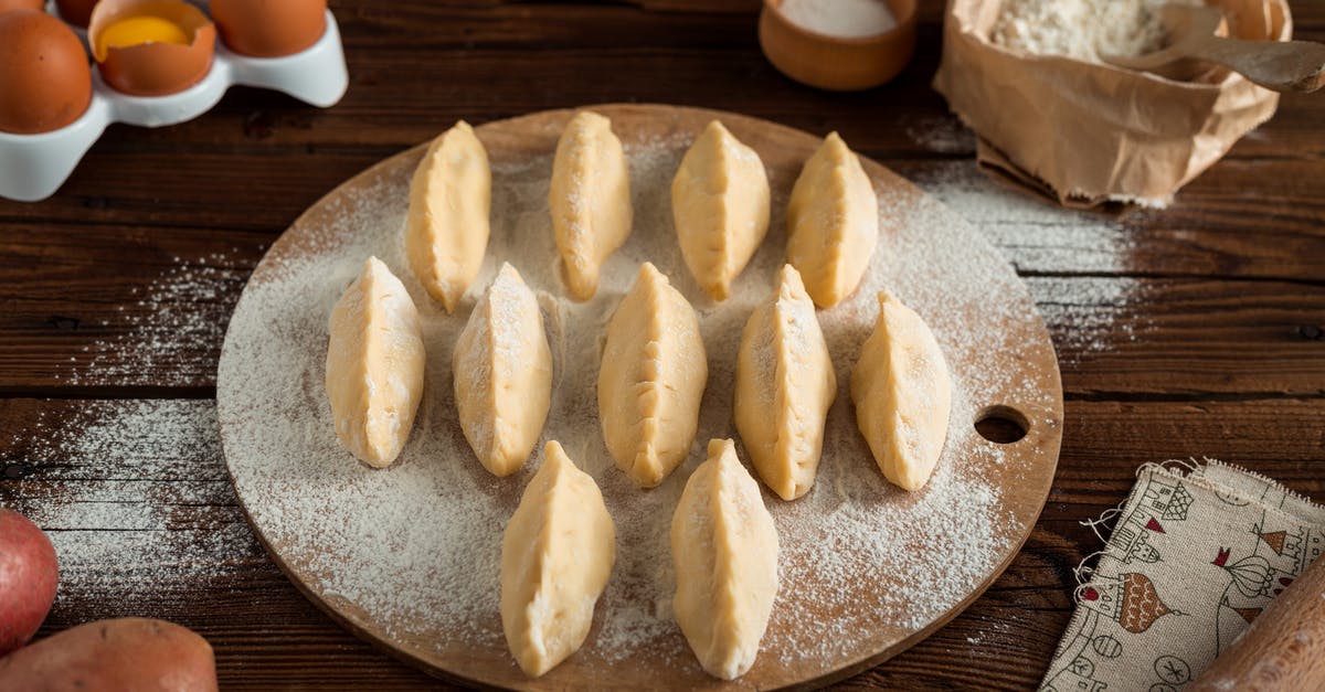 Tricks to mask the burnt flour taste - Dumplings on Round Tray