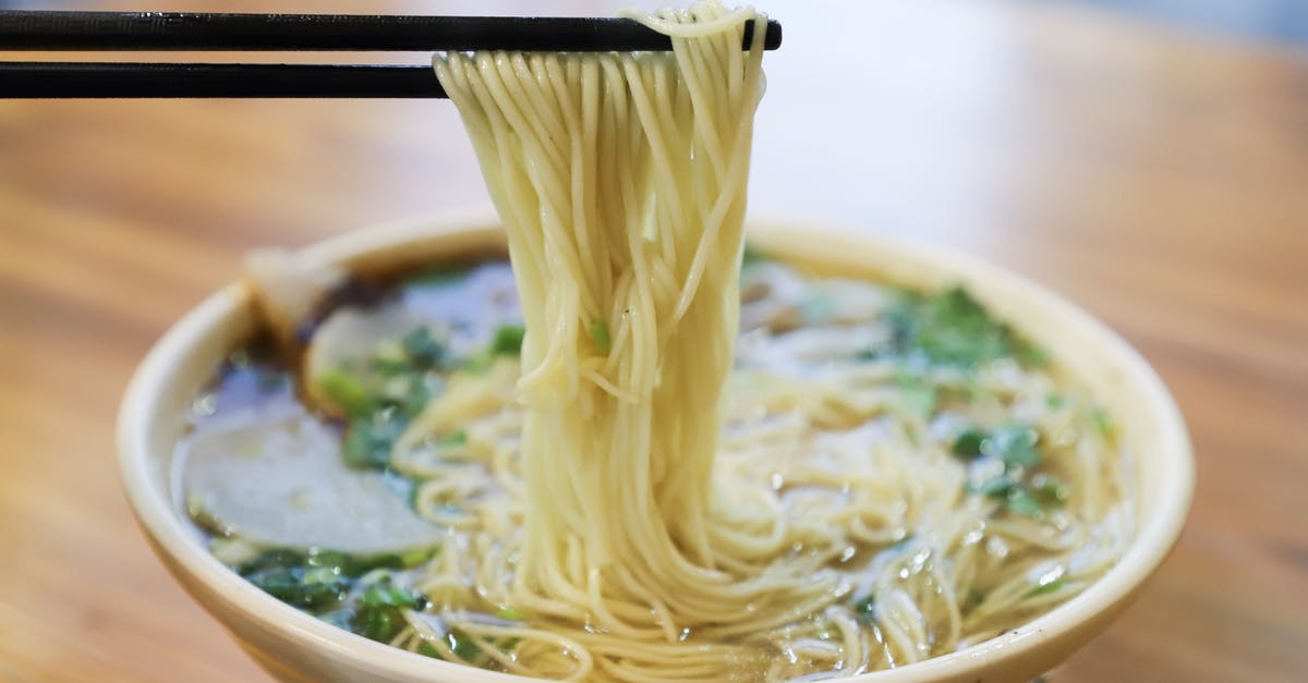 Tsukemen ramen broth/soup - Pasta Dish