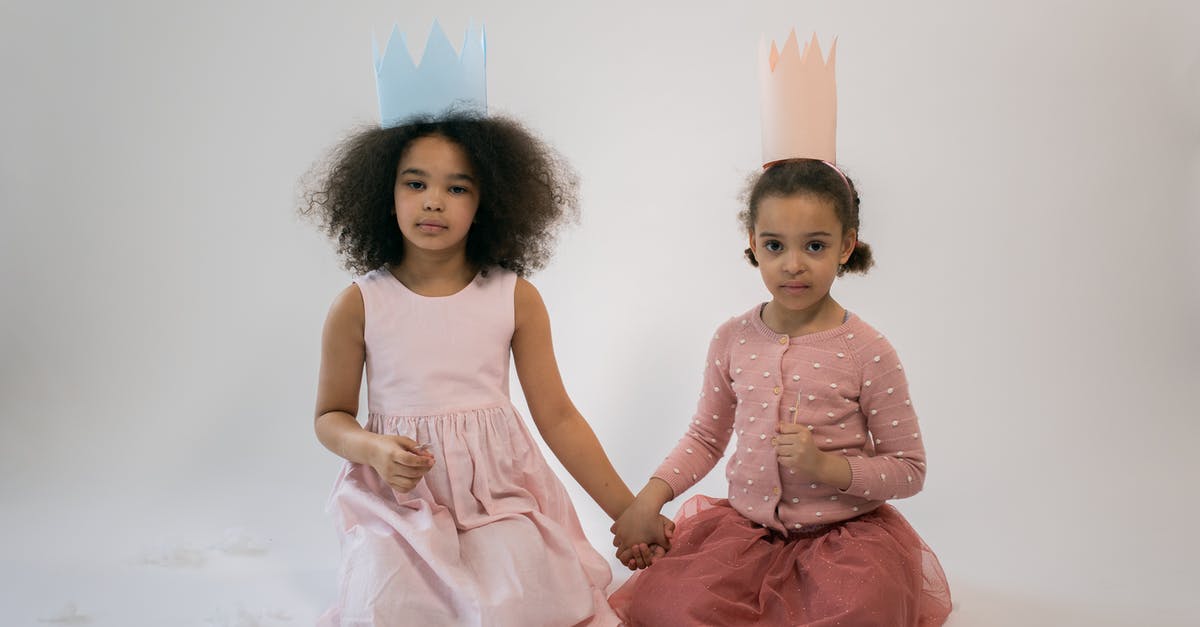 Turkey crown cooked to temperature but pink juices after resting [duplicate] - Little girls with crowns holding hands