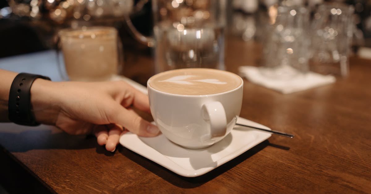 Turkish coffee foam - Coffee Art on a Cup of Coffee