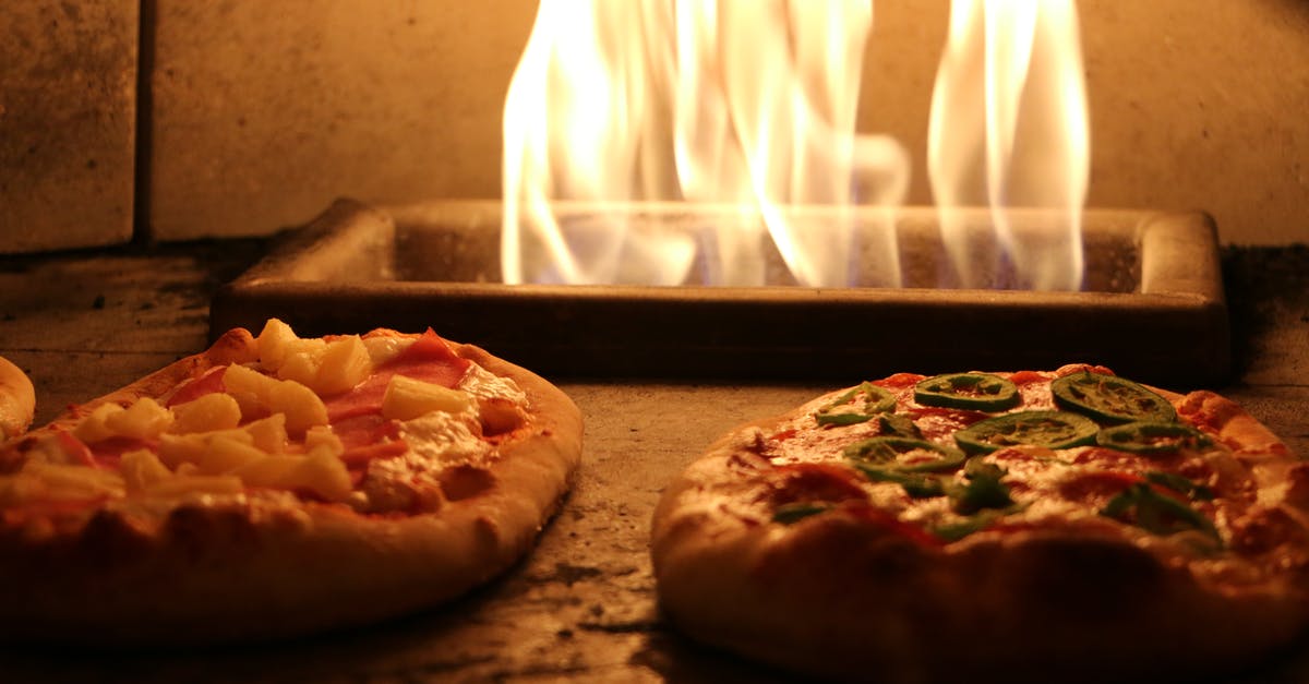 Unopened cheese shipped in heat - Two Pizza in Stove