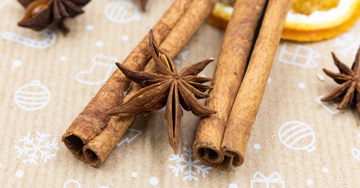 Using anise seed instead of star anise - Cinnamon Sticks and Star Anise