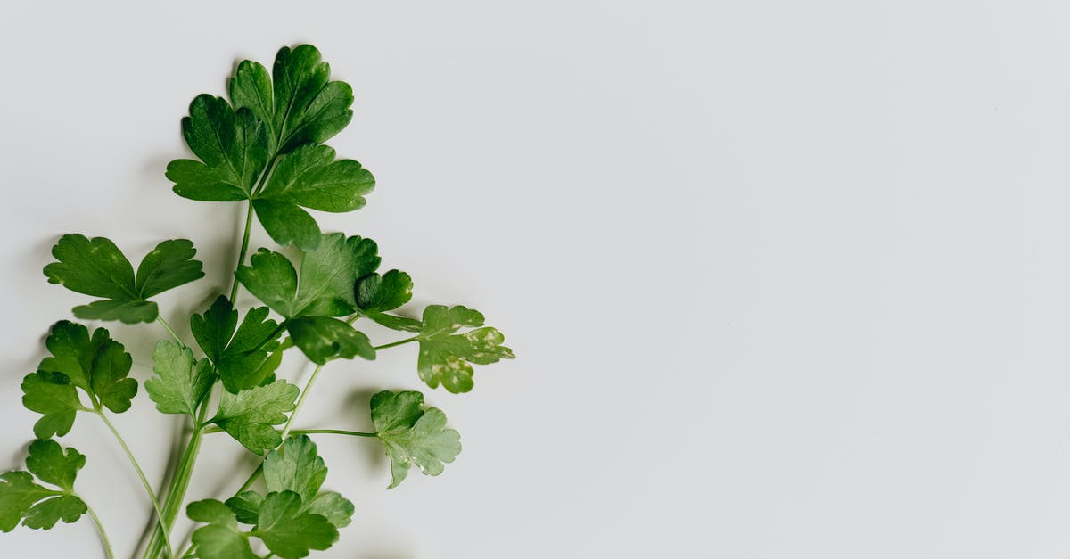 Using parsley and thyme in a brine - Close-Up Photo Of Parsley