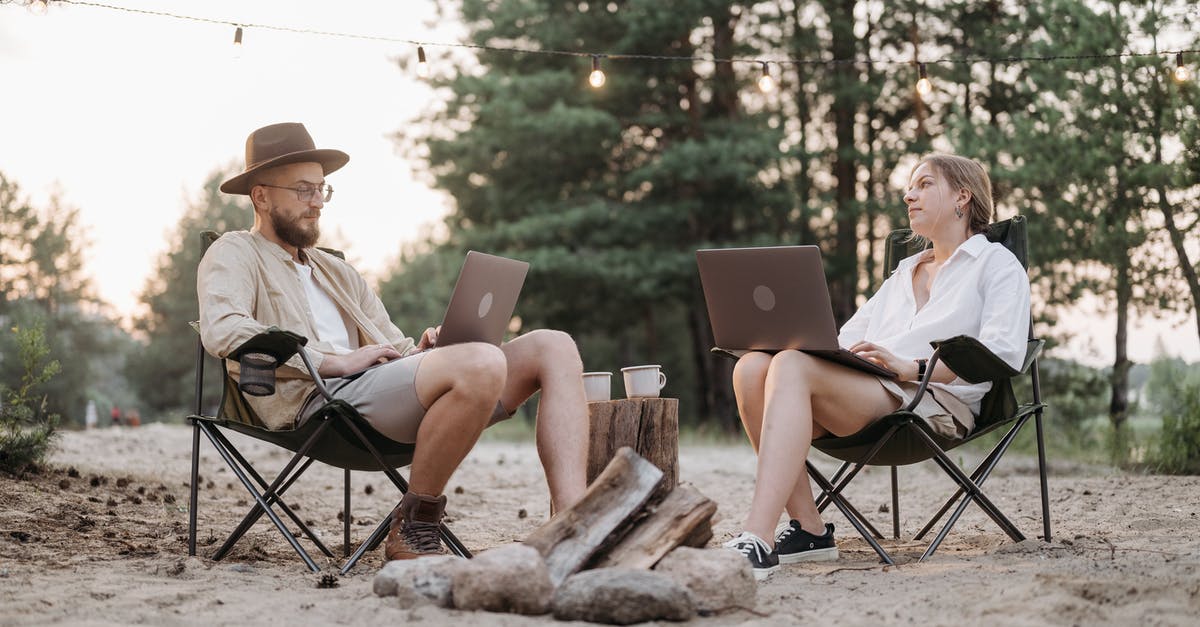 Using xanthan gum - Man and Woman Sitting on Folding Chairs