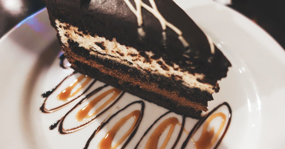 Vanilla fudge attempts turn into caramel - Sliced Cake on Plate