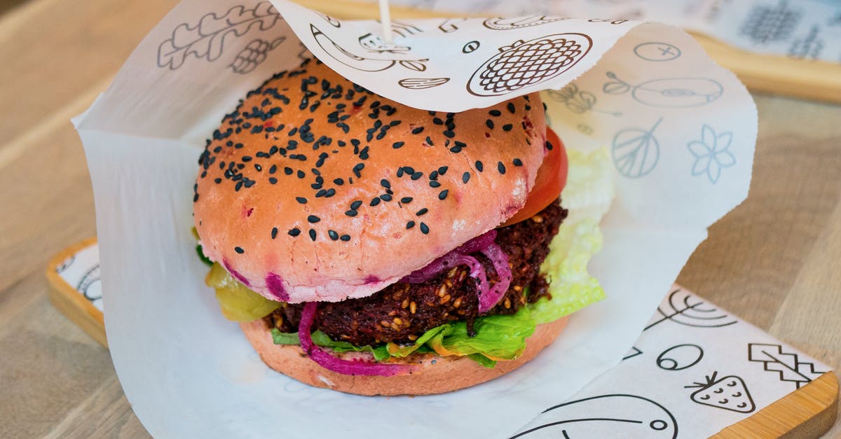 Veggie Burger local to Tulancingo, Mexico - Burger With Lettuce and Tomato