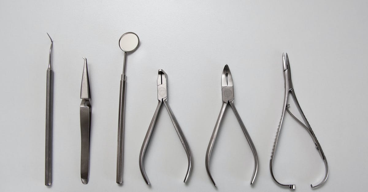 Way to fix sharp tasting sauce - Metal dentist instruments for treatment and inspection