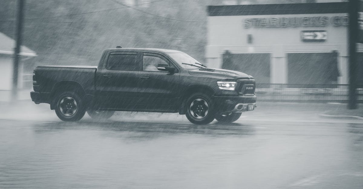 Ways to speed up this chai recipe? - Car driving in rainy weather