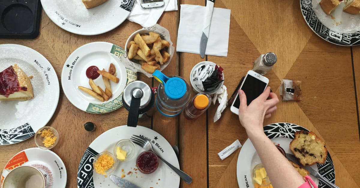 What's common to pie crusts and deep fried battered foods? [closed] - Person Holding Iphone on Table