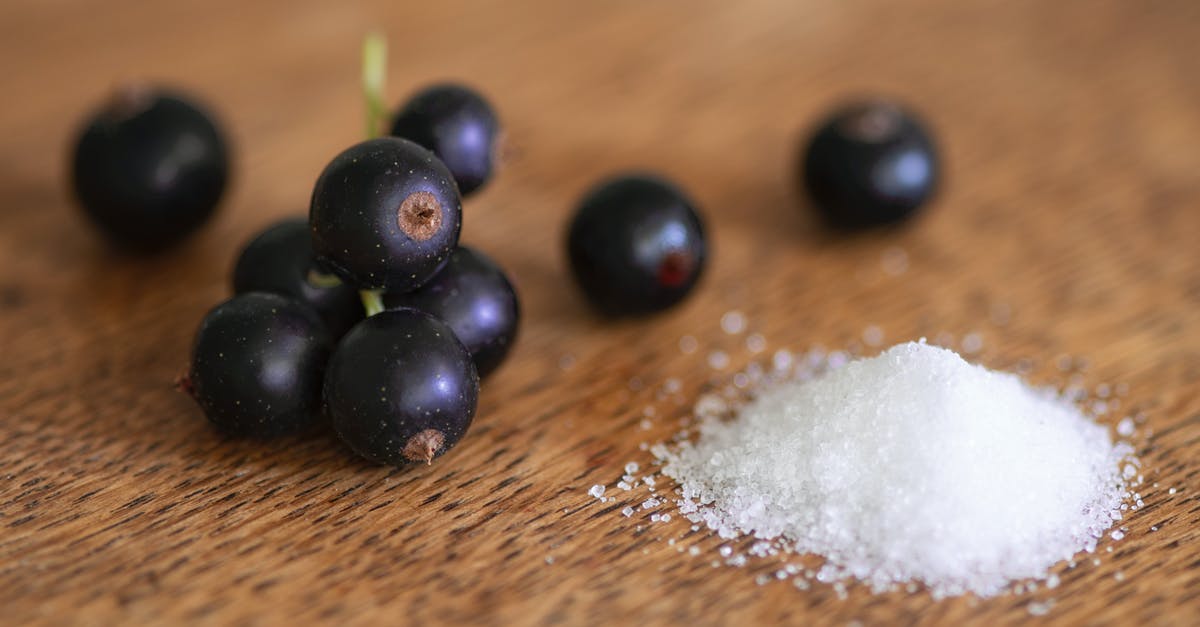 What's Fruit Salt? - Black Berries Near Salt