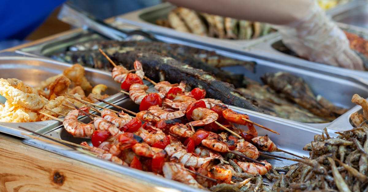 What's the best way to reheat grilled shrimp - Grileld Shrimp in Skewers