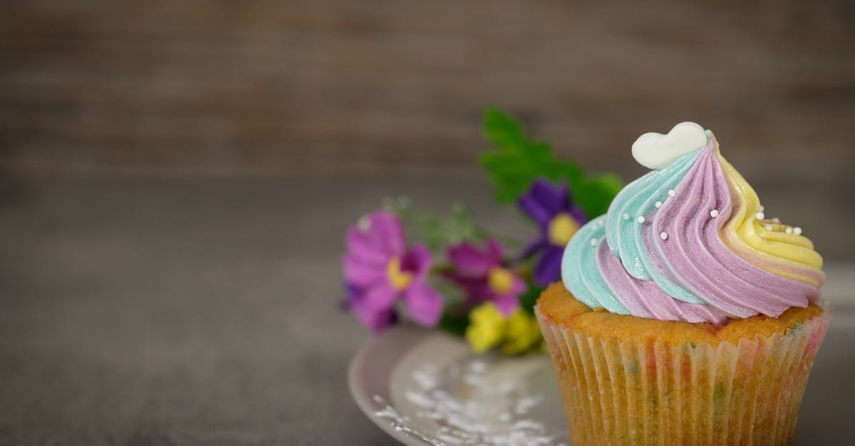 What's the difference between a cupcake and a muffin? - Close Up Photography of Cupcake on Gray Ceramic Plate