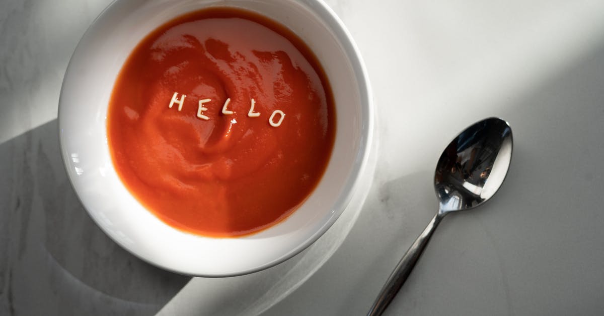 What's the difference between gazpacho and normal soups? - White Ceramic Bowl With Red Liquid