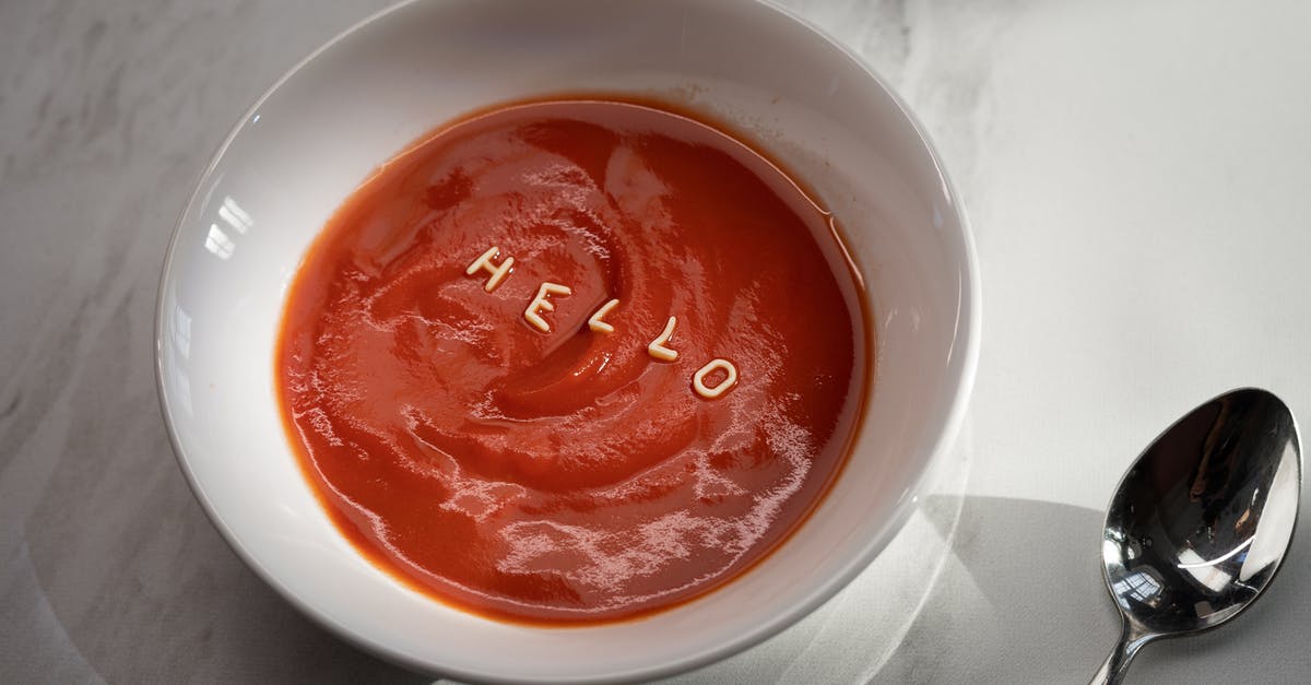 What's the difference between gazpacho and normal soups? - Red Liquid in White Ceramic Bowl