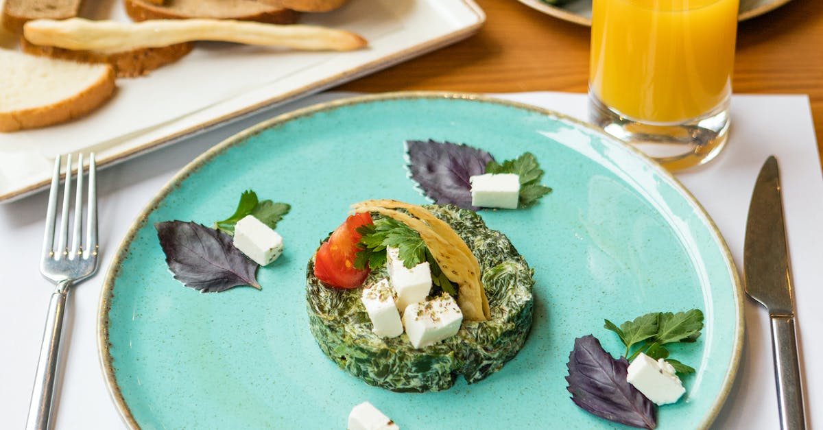 What's the difference between Greek and Bulgarian Feta Cheese - Green Ceramic Plate With Food