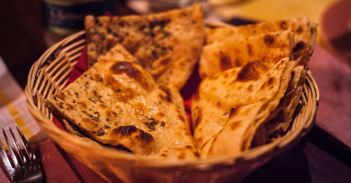 What's the name of this Indian dish I had? - Basket of Cooked Flatbreads