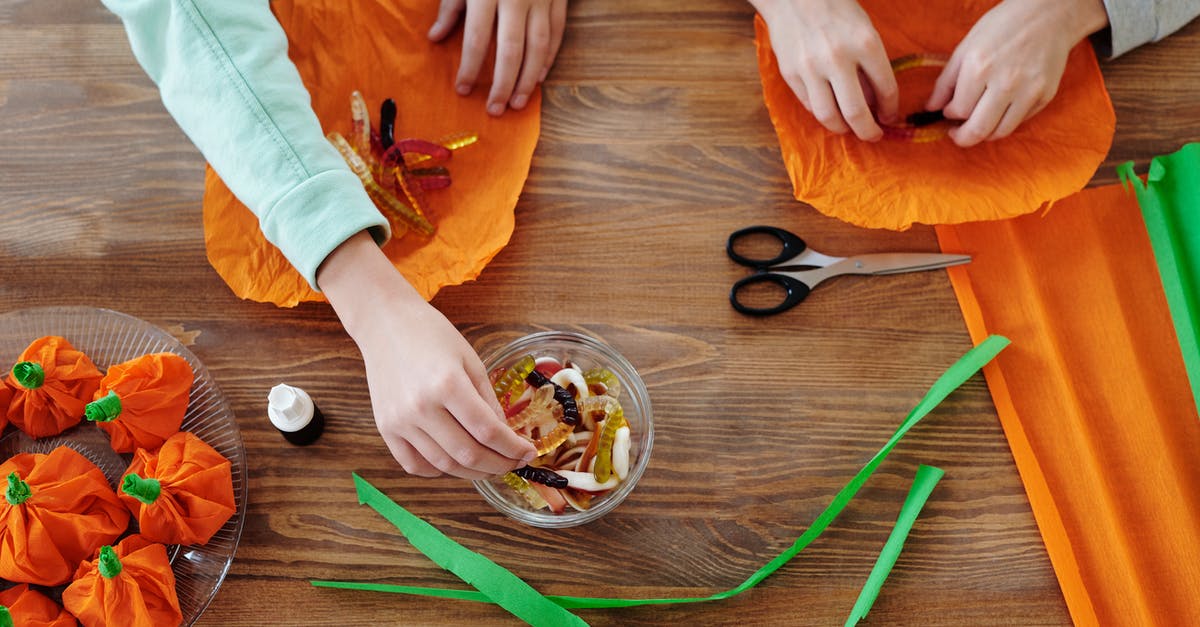 What's this orange jelly on pomelo? - Kids Wrapping Candies In An Orange Paper