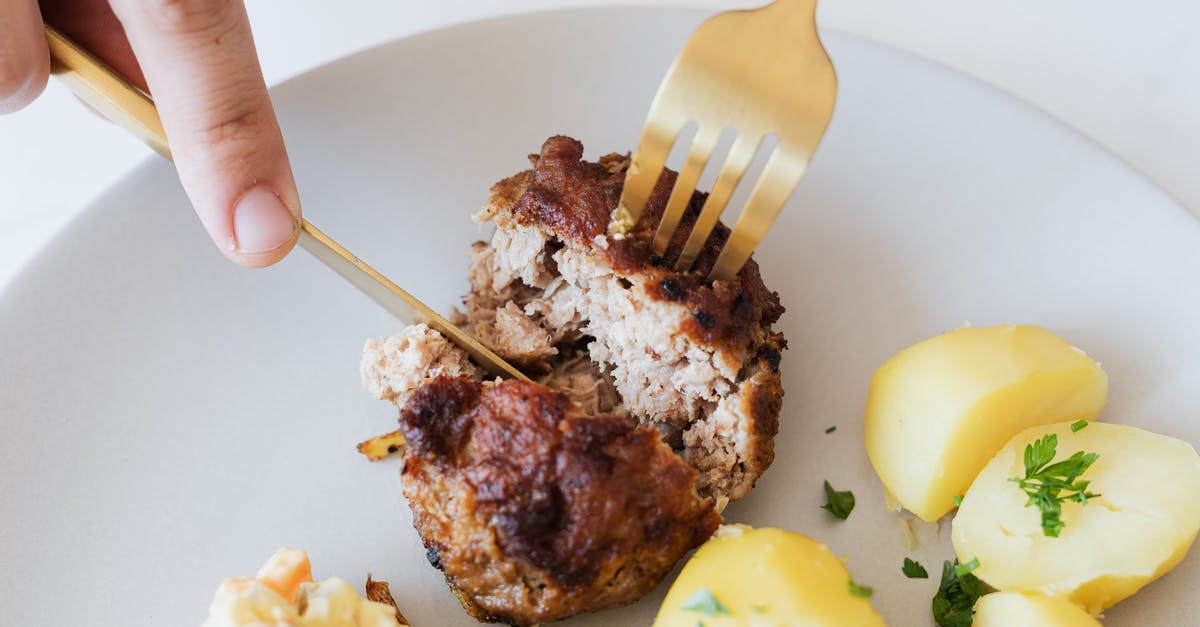 What are 'boiling potatoes'? - Delicious meat cutlet and boiled potato