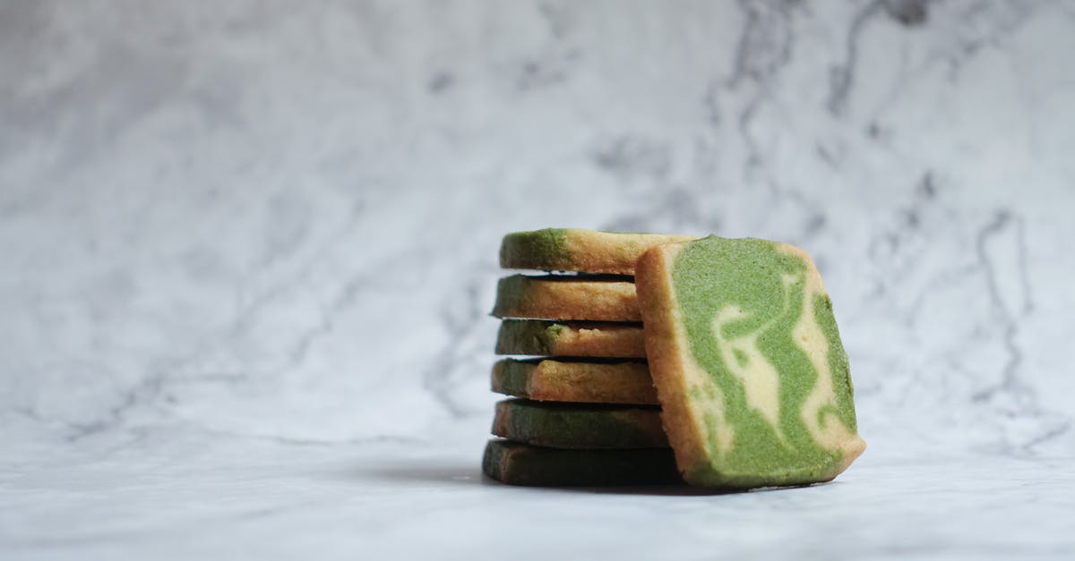 What are good ways to flavor water? [closed] - Close-Up Photo of Matcha Cookies on Marble Background