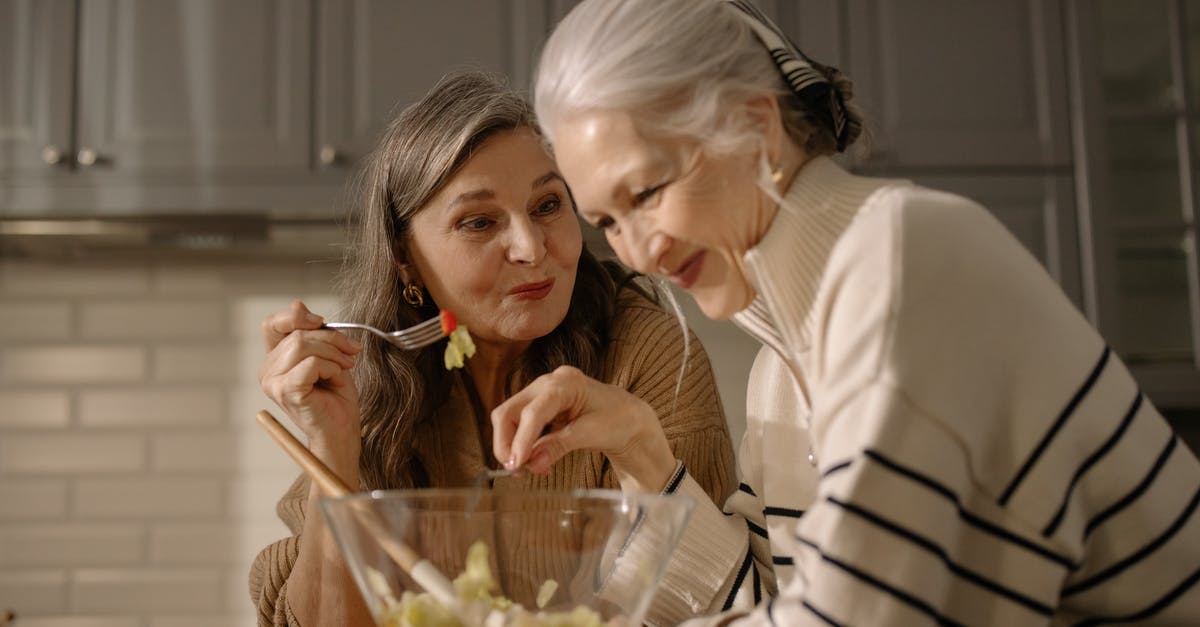 What are the effects of thawing food at low temperatures? - An Elderly Women Eating Salad in the Kitchen