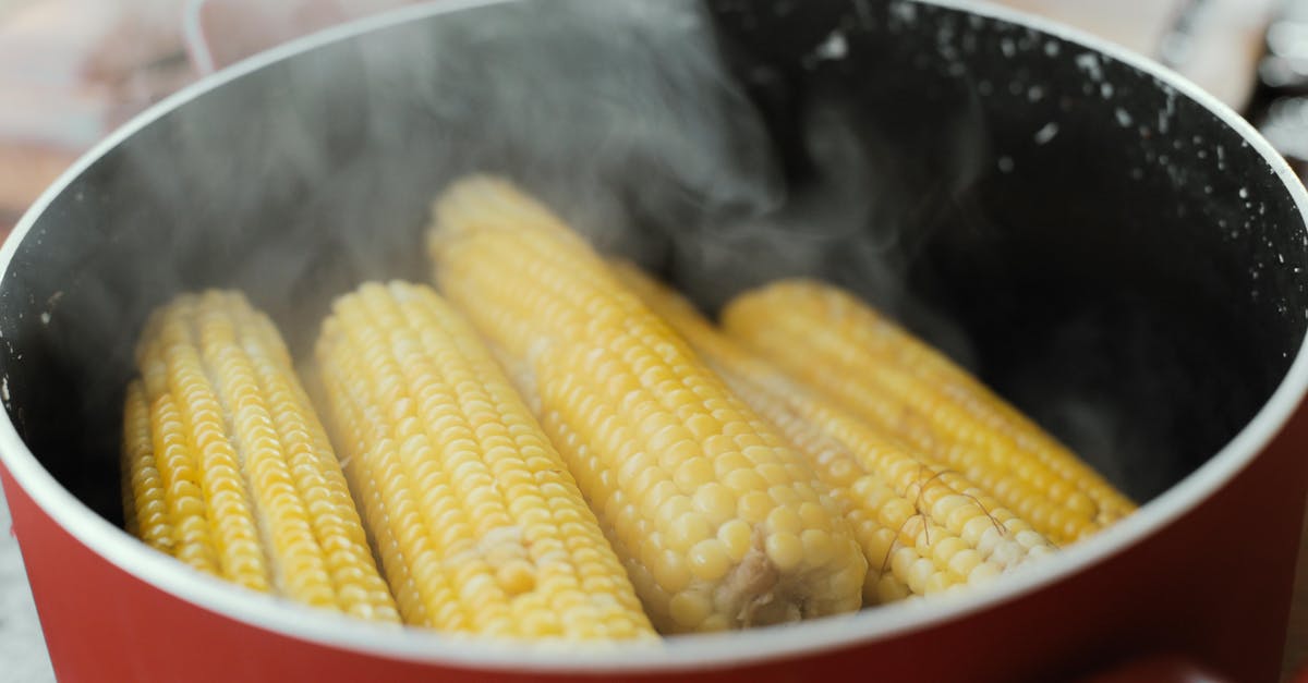 What are the modern or recommended ways of cooking corn on the cob? - Cooking Corn