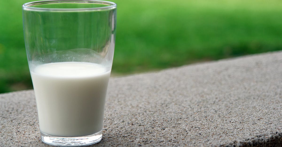 What can be added to non dairy milks to extend shelf life? - Clear Milk Glass