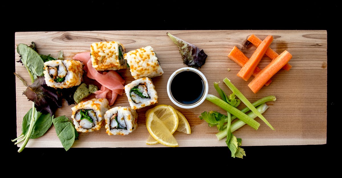 What can be substituted for vinegar in sushi rice? - Cooked Food on Brown Wooden Board