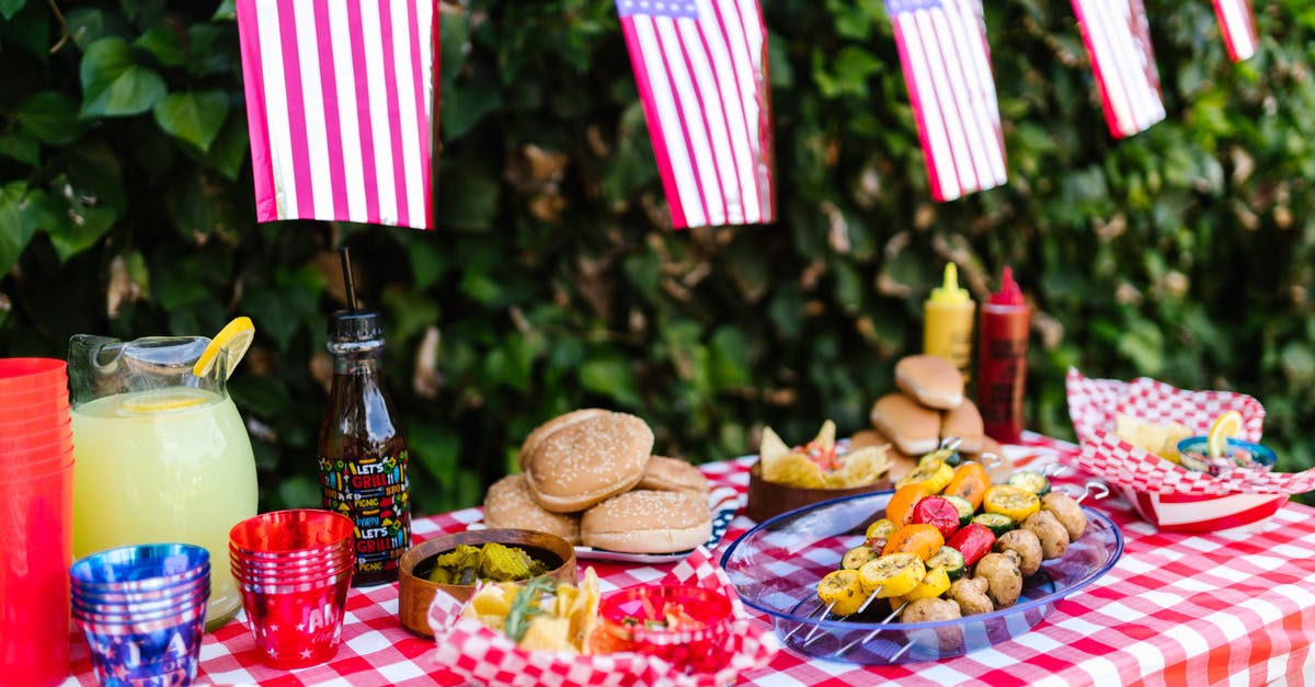 What can I do to thicken the mixture in a meat "cup?" - Food for the Celebration of the 4th of July