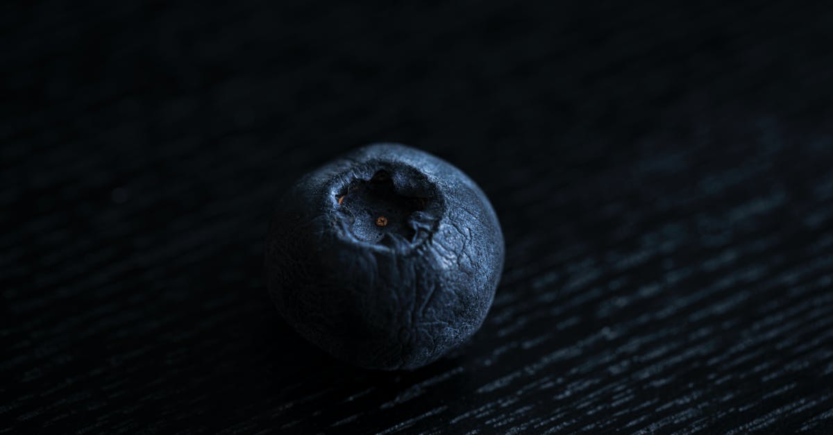 What caused my blueberry muffins to come out flat?  - Blueberry Fruit