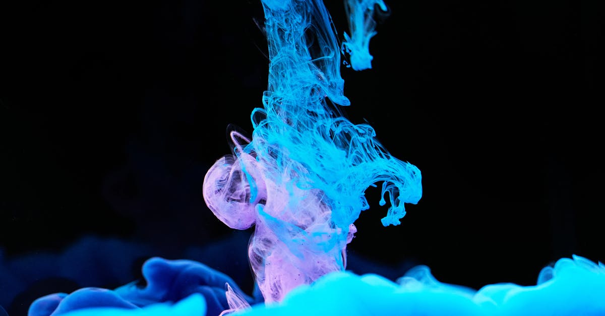 What causes changing blue and purple pigments in food? - High-Speed Photography of Colorful Ink Diffusion in Water