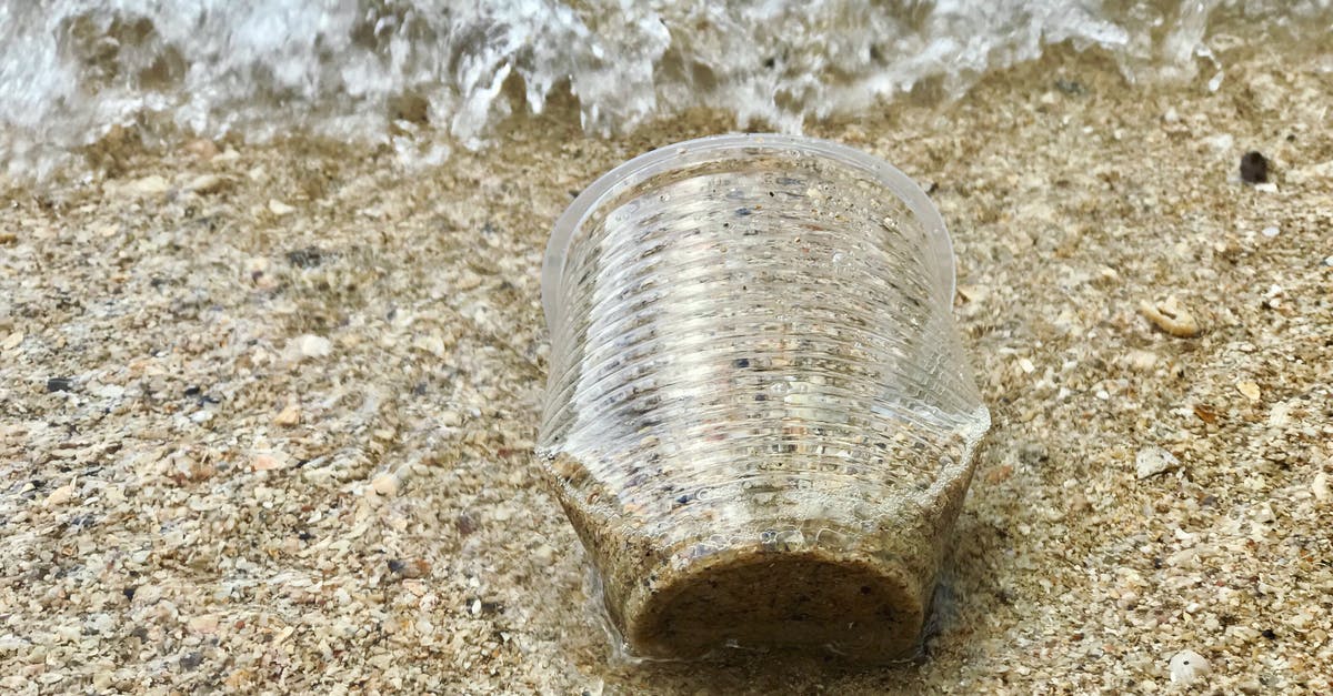 What causes pollution when cooking? [closed] - Close-Up Photo of Plastic Cup On Sand