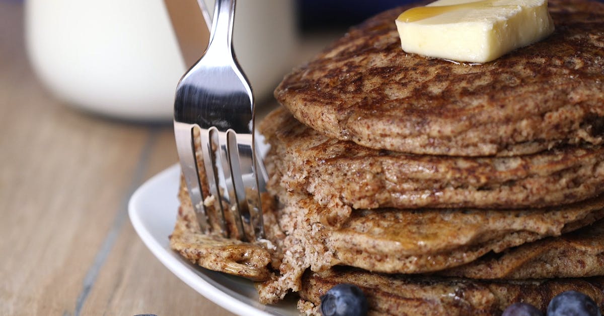 What causes the sugar to turn grainy after I have cooked it for a glaze or cooking it with butter for carmelizing? - Slicing Pancakes with Fork