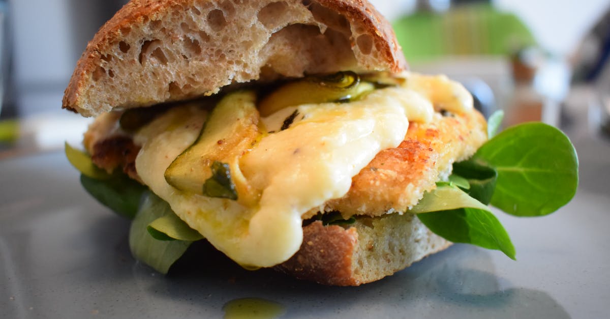 What cheeses work 'best' in melted cheese sandwich applications? [closed] - Bread With Green Vegetable and Melted Cheese