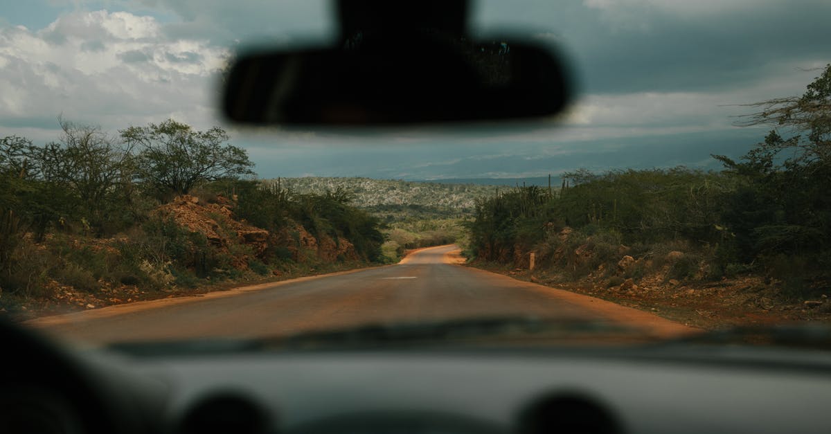 What direction must one stir molten chocolate? - Road Seen from Inside Car 