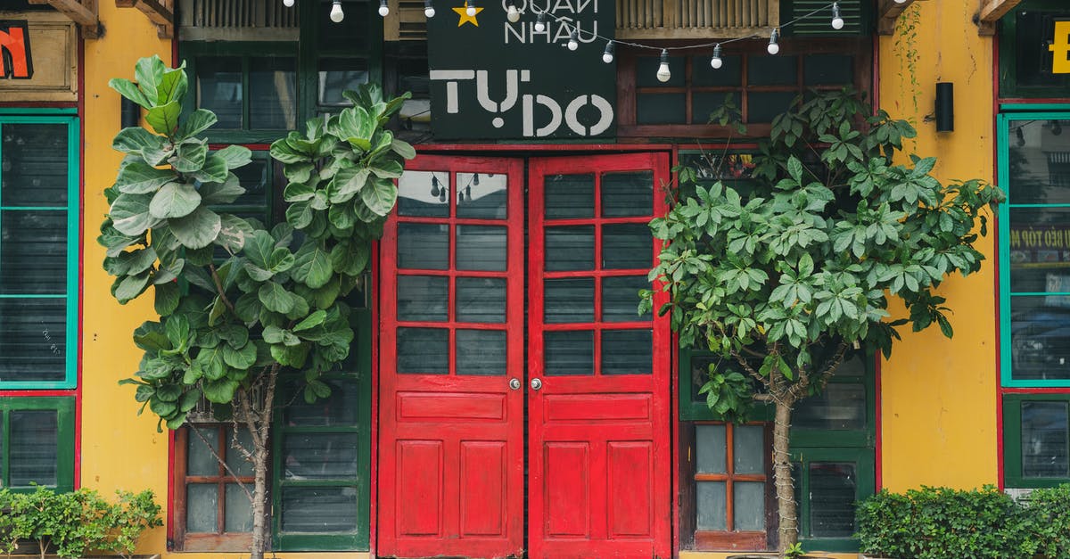 What do I do with trout slime? - A  Restaurant with Red Double Doors at the Entrance