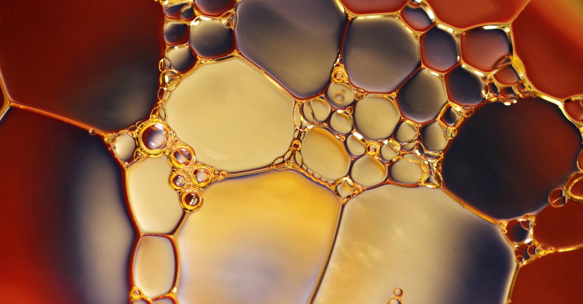 What does it mean when adding a little water causes oil to loose its falvour? - Water Bubbles What does it mean when adding a little water causes oil to loose its falvour? - Water Bubbles