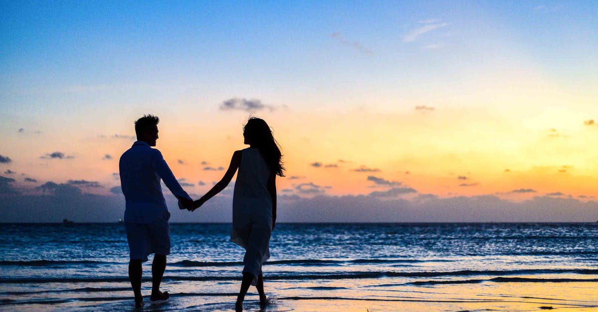 What does"relax on the way forward" mean in relation to knife sharpening? - Man and Woman Holding Hands Walking on Seashore during Sunrise