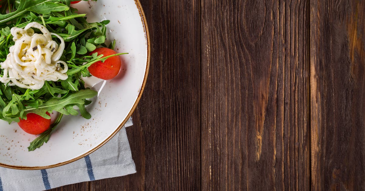 What exactly is "Japanese" Salt and Pepper? - Close-up of Salad on Table