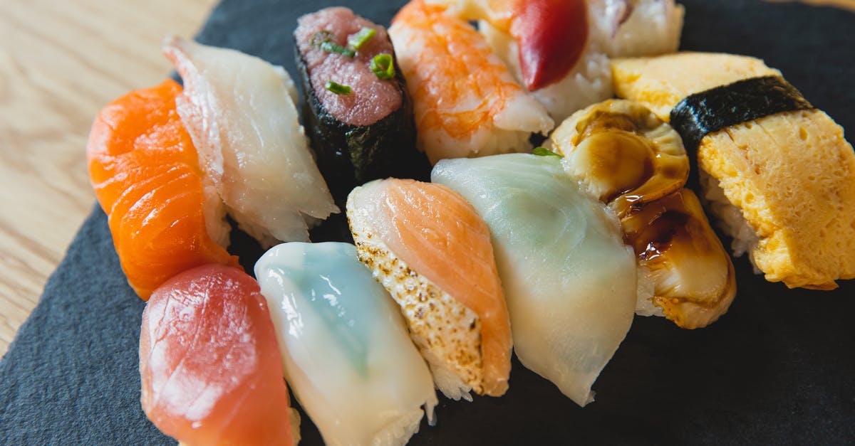 What fish have deliciously edible skins? [closed] - Delicious sushi with raw fish