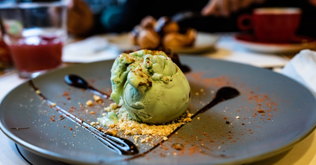 What flavor (besides chocolate) goes well with hazelnut? [closed] - Close-Up Photo of Ice Cream On Plate