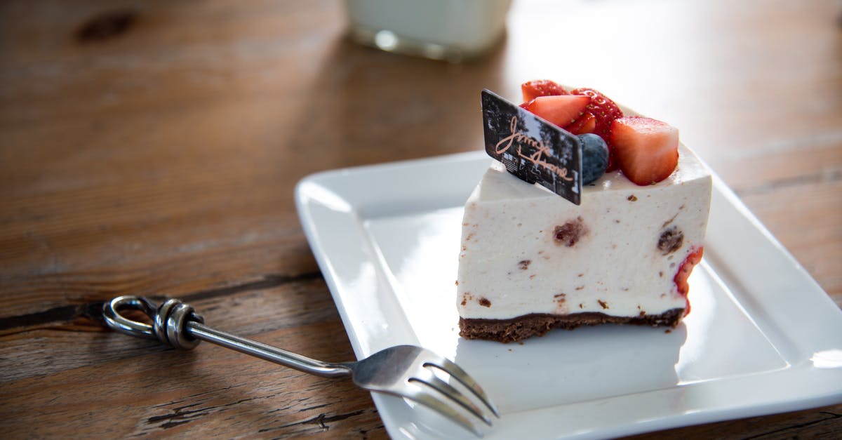 What fruits keep their sweetness when baking? - Sliced of Cake on White Ceramic Plate