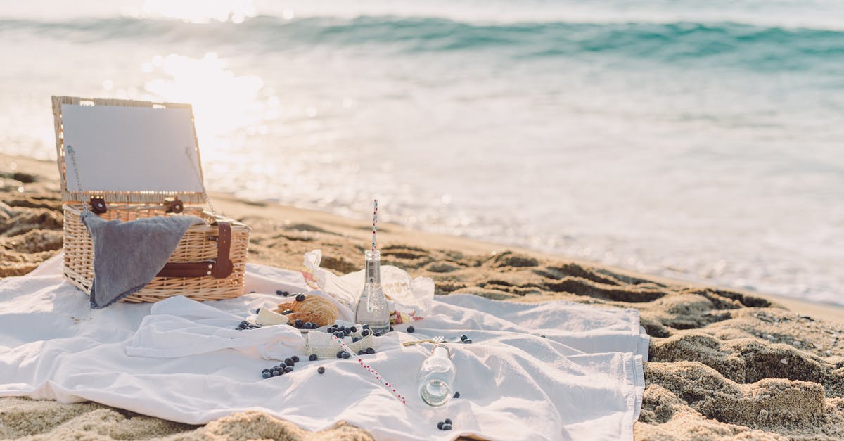 What happens if bread is made with sparkling water? - A Blanket on Brown Sand Near Body of Water