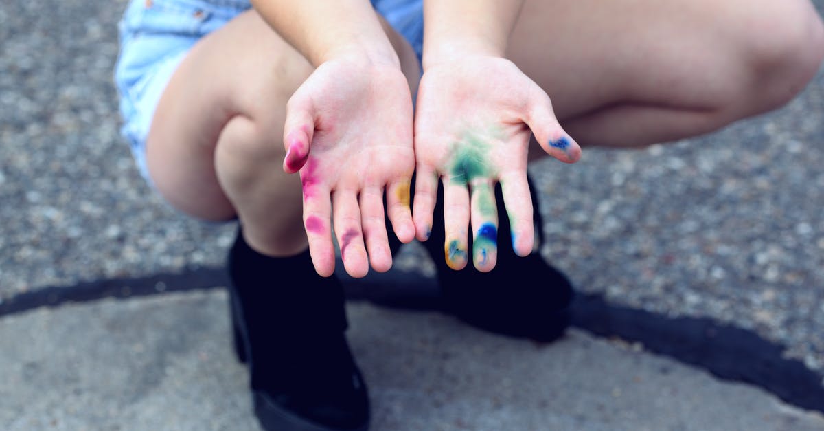 What is 'adequate' refrigerated space for a single person [closed] - Woman Squatting Holding Out Her Hands With Assorted Paints