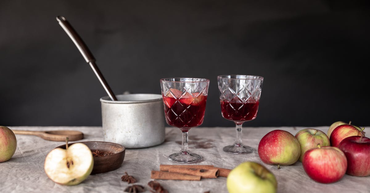 What is 'Cooking Chorizo'? - Green Apple Beside Red Wine Glass