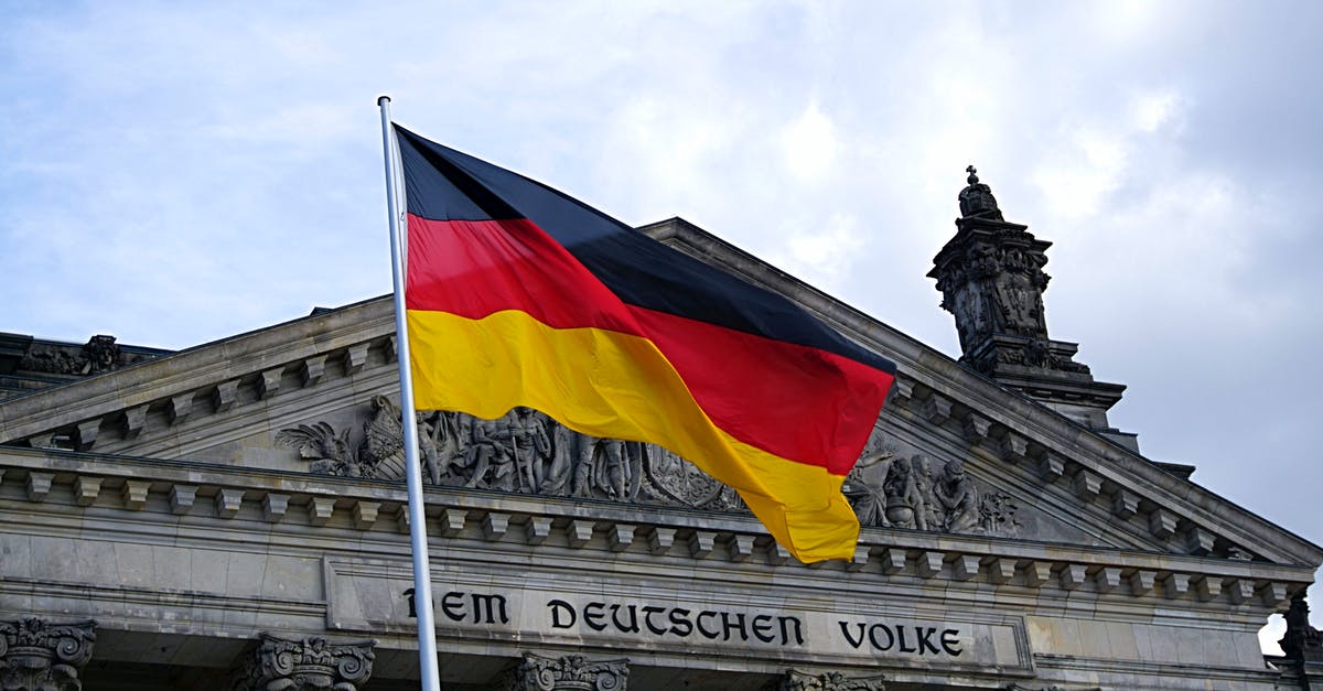 What is a German potato grater called? - Germany Flag in Front of Building